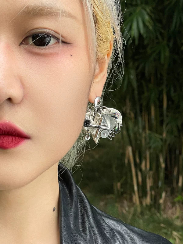 Que Series Industrial Statement Earrings 1