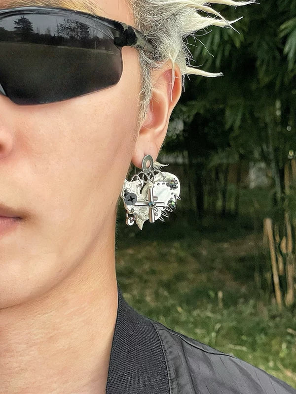 Que Series Industrial Statement Earrings 3