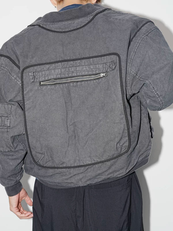 Quilted Bomber Jacket with Multiple Pockets 2
