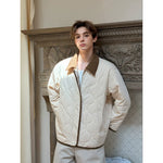 Quilted Cotton Jacket with Contrast Collar 2