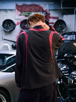 Racing Embroidered Color-Blocked Long-Sleeve T-Shirt 5