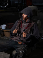 Racing-Inspired Knitted Half-Zip Sweater Vest 4