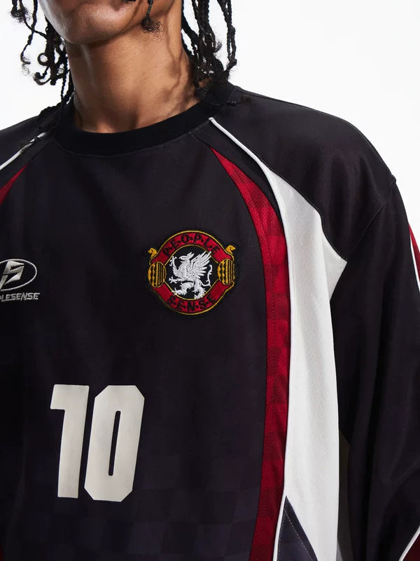 Racing-Inspired Long Sleeve Graphic T-Shirt 4