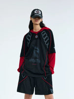 Racing-Inspired Quick-Dry Hooded Jersey Top 3