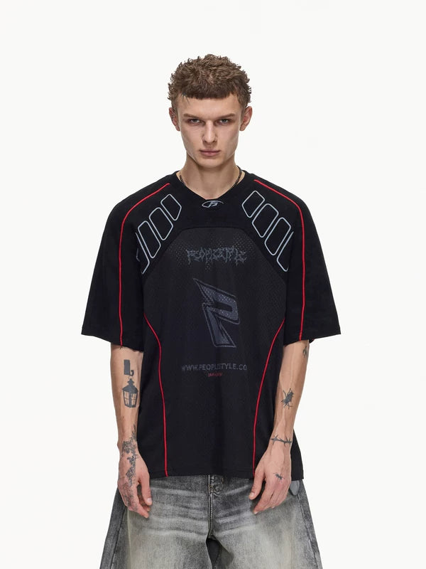 ,6234798947671,6234798947673,6234798947675, Racing-Inspired Quick-Dry Hooded Jersey Top