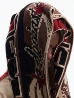 Racing Jacquard Scarf with Fringe Hem 2