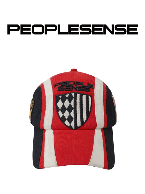 Racing-Themed Twill Baseball Cap with Patch 1