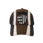 6168194771914, Racing-Themed Twill Baseball Cap with Patch