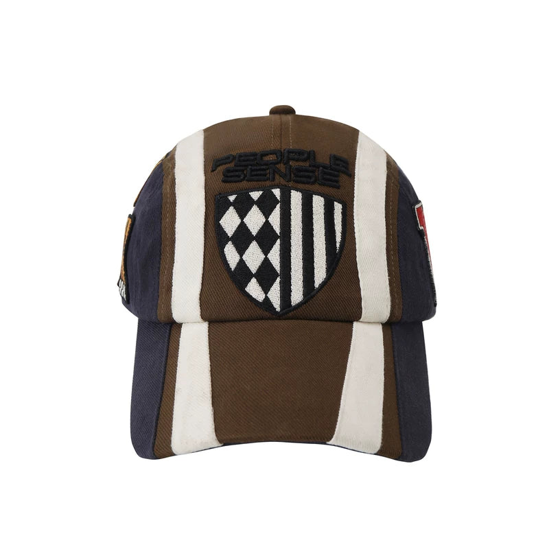 6168194771914, Racing-Themed Twill Baseball Cap with Patch