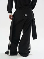 Raglan Sleeve Pleated Track Cargo Pants 3