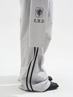 Raglan Sleeve Pleated Track Cargo Pants 4