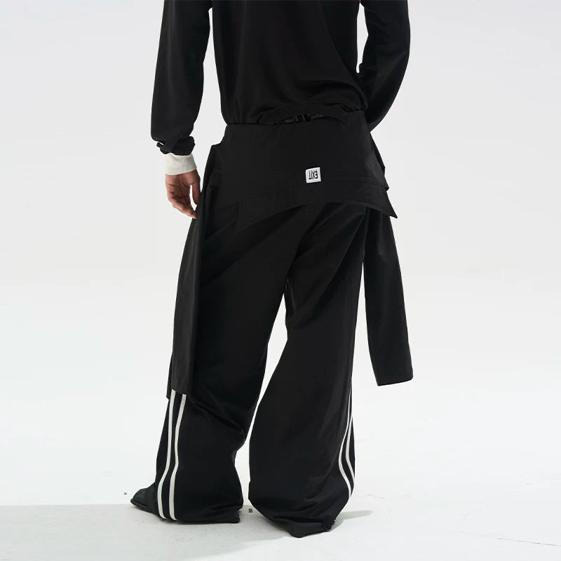 6030683123422,6030683123423,6030683123424,6030683123425, Raglan Sleeve Pleated Track Cargo Pants
