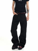 ,6079915953630,6079915953631,6079915953632,6079915953633,6079915953634, Raw Denim Baggy Wide-Leg Pants