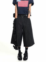 Raw Denim Cargo Shorts 1