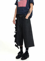 Raw Denim Cargo Shorts 3
