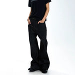 6235056531112,6235056531113,6235056531114,6235056531115,6235056531116, Raw Denim Flared Pants