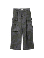 Relaxed Camouflage Cargo Pants 3