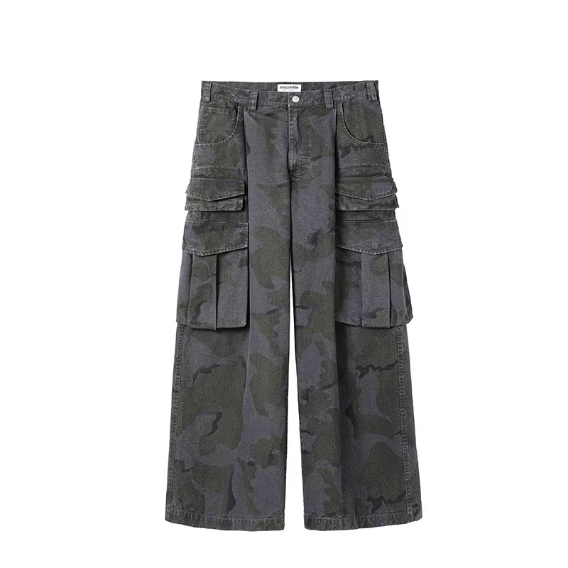 5892155281329,5892155281330,5892155281331,5892155281332, Relaxed Camouflage Cargo Pants