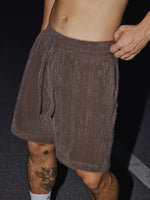Relaxed Corduroy Short-Sleeve Shirt and Shorts 5