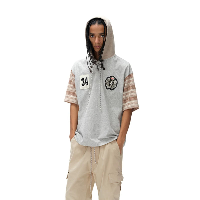 6061100933630,6061100933631,6061100933632,6061100933633, Relaxed Fit Hooded T-Shirt