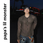5936466764718,5936466764719,5936466764720, Relaxed Fit Openwork Knit Cardigan