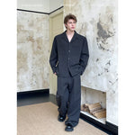 Relaxed Fit Retro Shirt and Pants Set 1