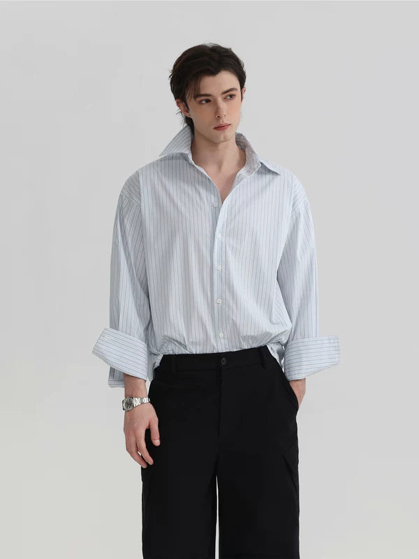 ,6042798992576,6042798992577,6042798992578, Relaxed Fit Striped Button-Down Shirt