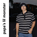 6231588975524,6231588975525,6231588975526, Relaxed Fit Striped Henley T-Shirt