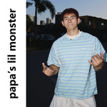 6052143080108,6052143080109,6052143080110, Relaxed Fit Striped Short-Sleeve T-Shirt
