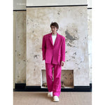 Relaxed Fit Two-Piece Suit with Pants 1