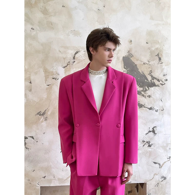 Relaxed Fit Two-Piece Suit with Pants 4