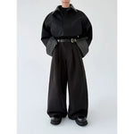 Relaxed Fit Wide Leg Casual Pants 5