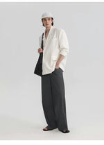 6057723672409,6057723672413,6057723672417, Relaxed Linen Jacket and Shorts Set