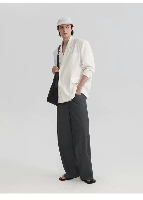 6057723672409,6057723672413,6057723672417, Relaxed Linen Jacket and Shorts Set