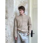 Relaxed Mock Neck Knit Sweater 3