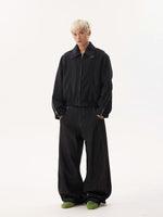 Relaxed Wide-Leg Denim Jeans Pants 5