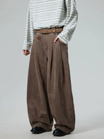 Relaxed Wide Leg Pleated Commuter Pants 3