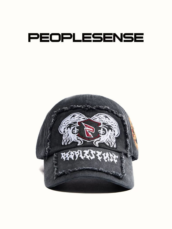 Retro 3D Embroidered Distressed Baseball Cap 1