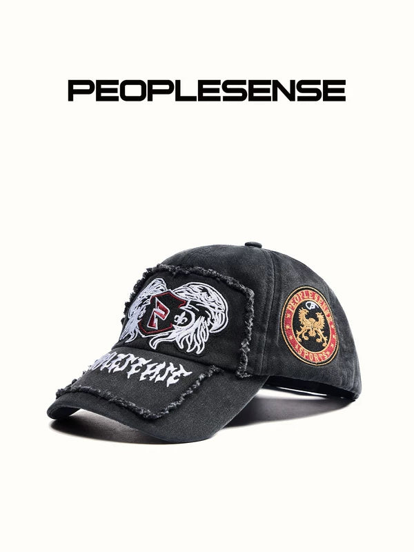 Retro 3D Embroidered Distressed Baseball Cap 2