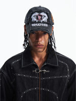 Retro 3D Embroidered Distressed Baseball Cap 4