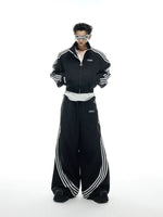 Retro 4-Stripe Jacket and Pants Set 3