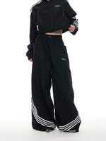 Retro 4-Stripe Jacket and Pants Set 4