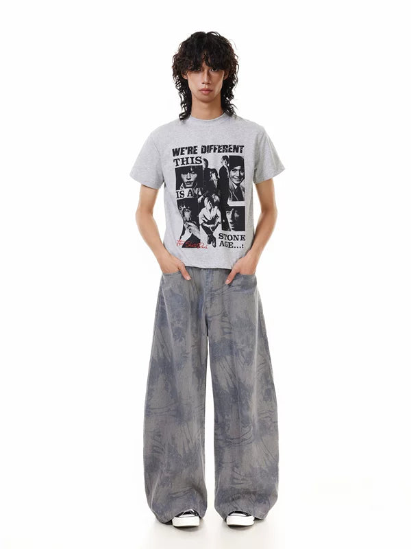 Retro Band Graphic Short Sleeve T-Shirt 4