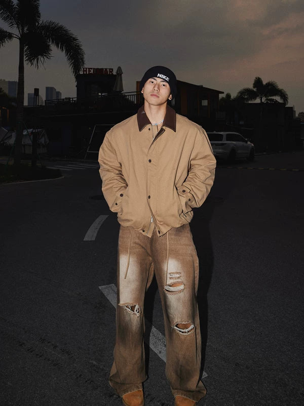 Retro Barn Style Workwear Jacket 5