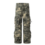 5577097532403,5577097532404,5577097532405,5577097532406,5577097532407, Retro Camouflage Multi-Pocket Wide-Leg Cargo Pants