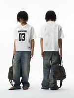 Retro Casual Loose Tennis Jersey 1