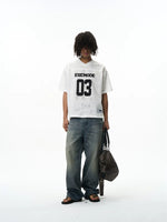 Retro Casual Loose Tennis Jersey 2
