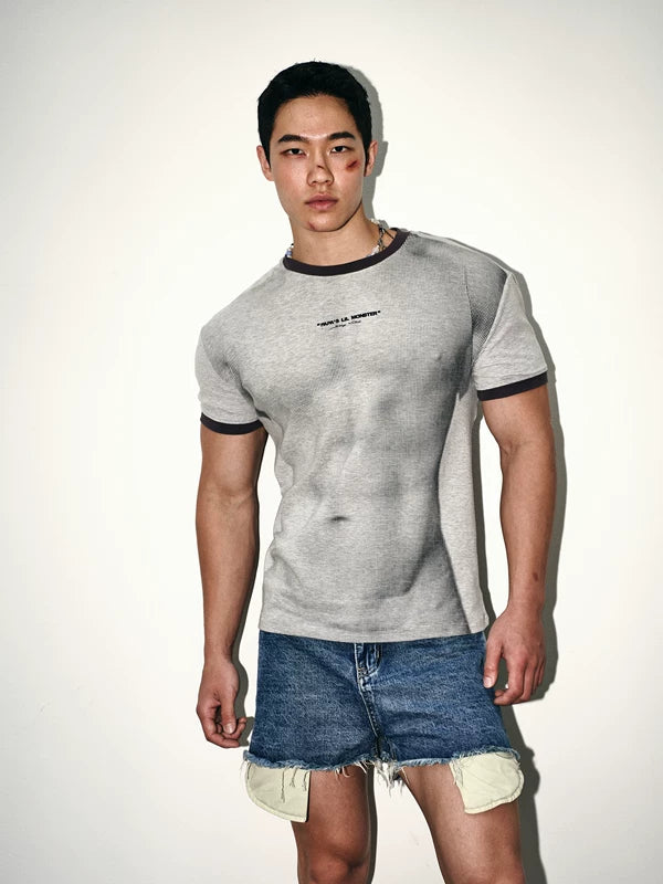 Retro Crew Neck Short-Sleeve T-Shirt 3
