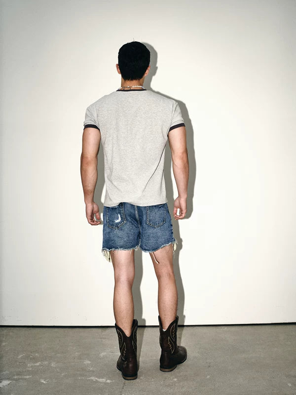 Retro Crew Neck Short-Sleeve T-Shirt 4