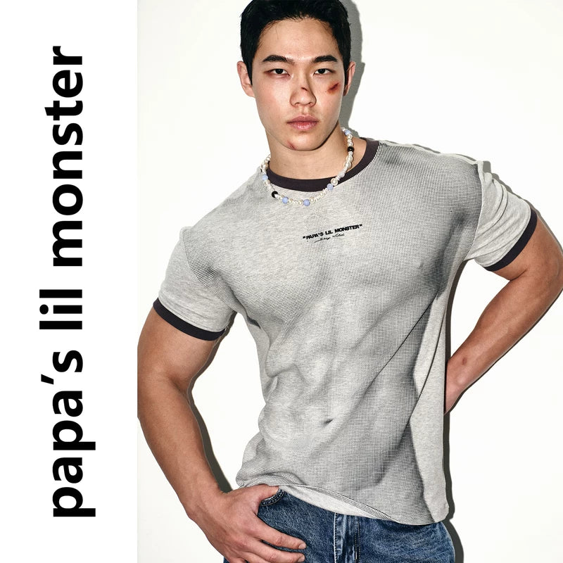 6095470009559,6095470009560,6095470009561,6095470009562, Retro Crew Neck Short-Sleeve T-Shirt